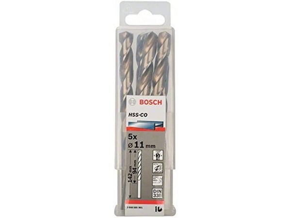 Bosch METALBOR HSS-CO S 11x142MM 5stk