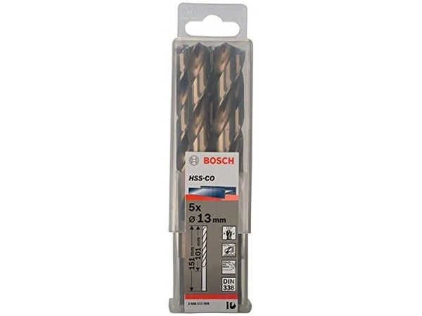 Bosch METALBOR HSS-CO S 13x151MM 5stk