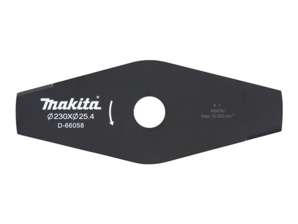 Makita - Brush cutter blade - for weeds, dry grass - 230 mm - 2 tenner - for Makita DUR368AZ, DUR368LZ, DUR369AZ, DUR369LZ