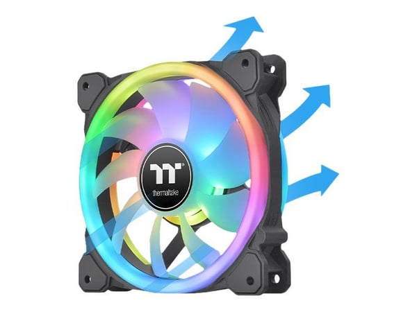 Thermaltake SWAFAN 12 RGB - Lådfläkt - 120 mm (paket om 3)