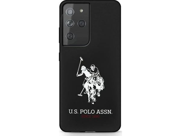 Us Polo Assn US POLO US Polo USHCS21LSLHRBK S21 Ultra G998 Svart/svart silikonlogo