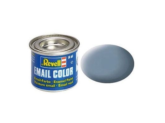 Emalj 14 ml, matt grå
