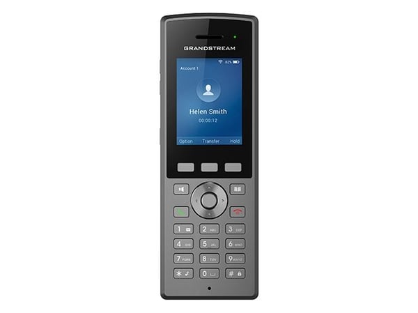 Grandstream WP825 - Trådløs VoIP-telefon - med Bluetooth-grensesnitt - IEEE 802.11a/b/g/n/ac (Wi-Fi) - treveis anropskapasitet - SIP, RTCP, RTP, SR...