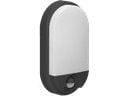 Orno NEFRYT LED vegglampe 10W, utendørs armatur med bevegelsessensor, 800 lm, IP54, 4000K, sort, AD-OP-6110BLPMR4