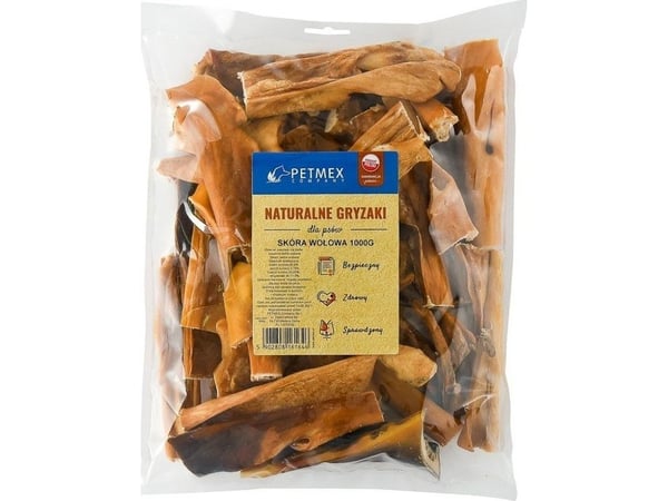 Hund tygge PETMEX Oksekød skind 15cm 1000g