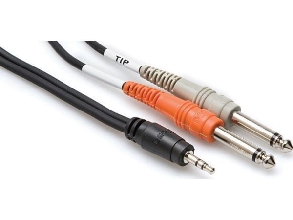 Hosa CMP-153 - Lydkabel - stereo mini-jack plugg hann til mono plugg hann - 91 cm