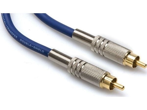 Hosa DRA-502 - Video/lydkabel - SPDIF - RCA hann til RCA hann