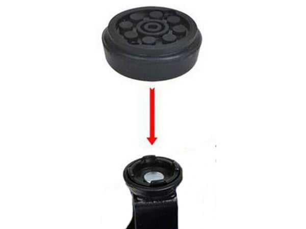 IWH 39 mm 2to gummibelegg