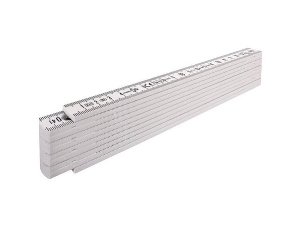 Fällbar plastlinjal STABILA 1107 2 m