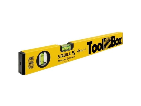 STABILA Toolbox 16320 vaterpassinnsats i metall, 43 cm, 0,5 mm/m