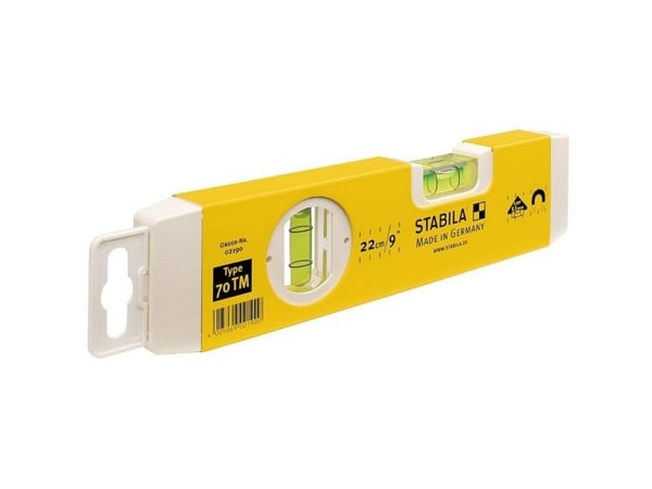 Stabila torpedo vaterpas med magnet.