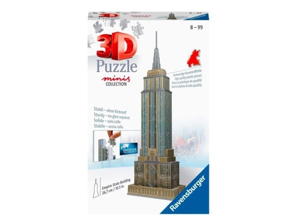 Ravensburger Mini Empire State Building, 66 stykker, Bygninger, 8 år
