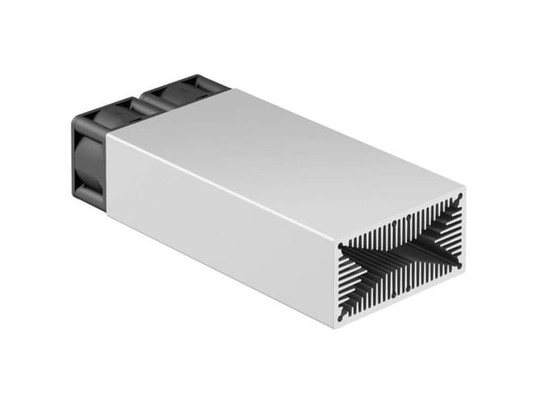 Fischer Elektronik LAM4D 150 12 Axialfläkt 12 V/DC 24 m³/h (L x B x H) 150 x 80,8 x 40 mm