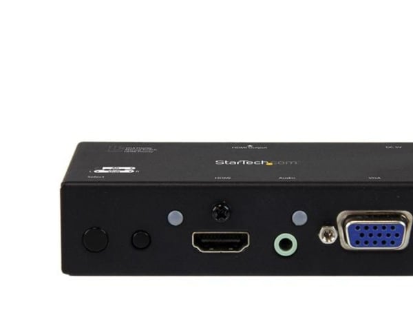 StarTech.com HDMI + VGA KONVERTERBRYTER 2 x HDMI, VGA, 3,5 mm, 1920 x 1200, 100 - 240 V (VS221VGA2HD)