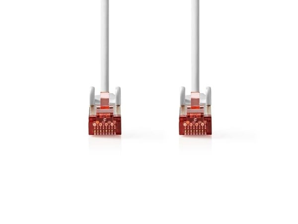 Nedis - Nettverkskabel - RJ-45 (hann) til RJ-45 (hann) - 7.5 m - SFTP - CAT 6 - formstøpt, rund - grå