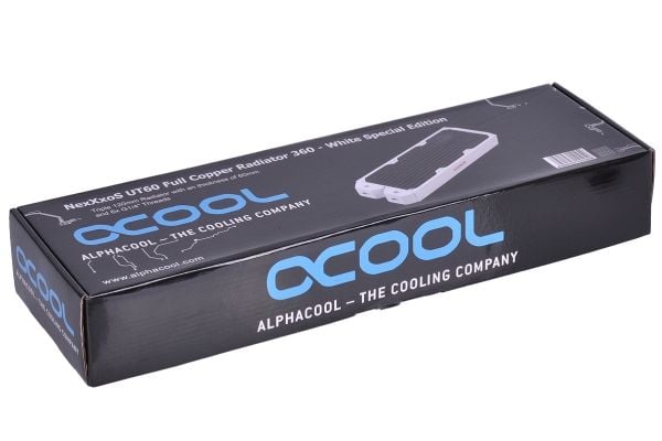 Alphacool NexXxoS UT60 Full Copper 360mm - White Special Edition - Radiator for væskekjølesystem - hvit