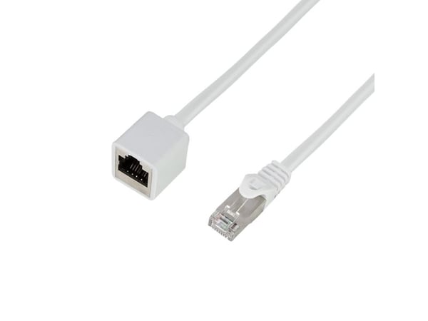LogiLink CQX051S, 2 m, Cat6a, S/FTP (S-STP), RJ-45, RJ-45, Hvit