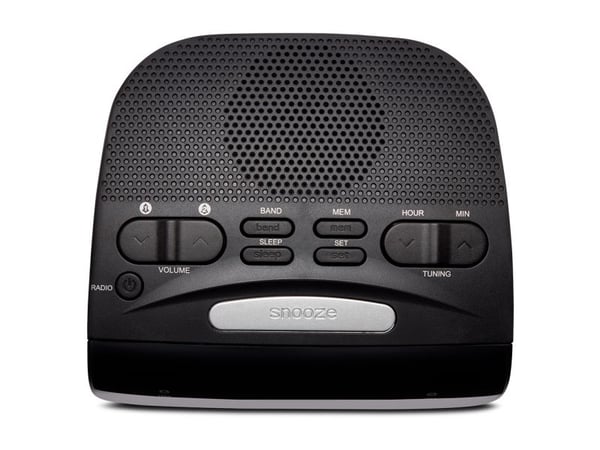 Aiwa CR-15, Digital vekkerklokke, Rektangel, Sort, Hvit, LED, 1,52 cm (0.6"), AC / batteri