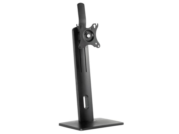 eSTUFF - Stativ - for LCD-skjerm - svart - skjermstørrelse: 13"-27" - skrivebord