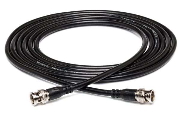 Hosa Technology BNC-59-103, 0,91 m, RG-59/U, BNC, BNC, Sort