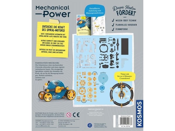 Kosmos Mekanisk kraft, Robot, Ingeniørarbeid, 8 år, Flerfarget