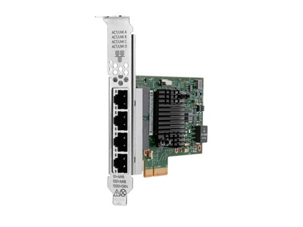 Broadcom BCM5719 - Nettverksadapter - PCIe 2.0 x4 - Gigabit Ethernet x 4 - for Apollo 4200 Gen10; ProLiant DL20 Gen10, DL325 Gen10, DL360 Gen10, DL...