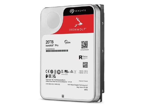 Seagate IronWolf Pro-harddisk ST20000NT001 20 TB 3,5 SATA-600 7200 rpm