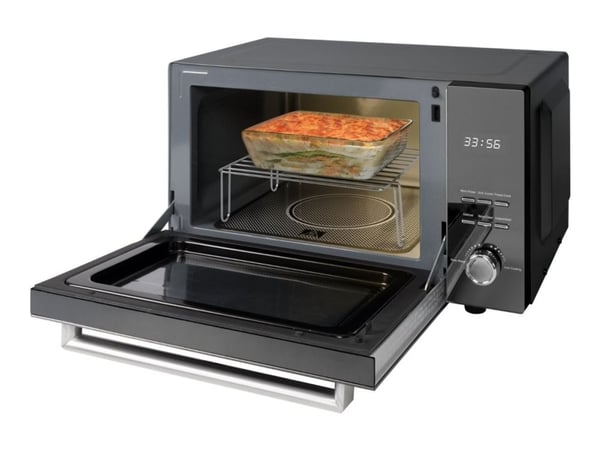 ProfiCook PC-MWG 1204 - Mikrovågsugn med grill - 23 liter - 800 W - svart