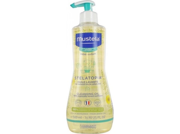 Mustela Stelatopia, 500 ml, Dermatologisk testet