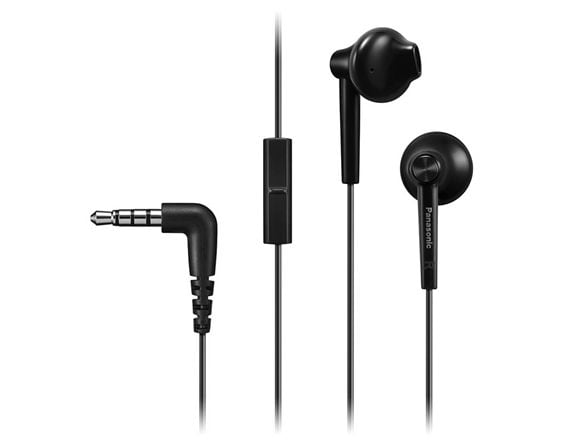 Panasonic RP-TCM55E, Koblet med ledninger (ikke trådløs), 10 - 24000 Hz, Samtaler/musikk, 14 g, Hodesett, Hvit