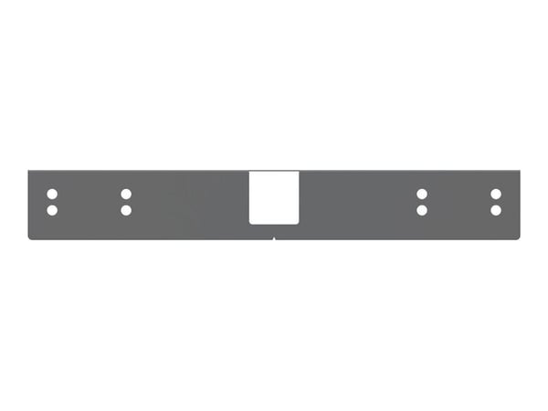 Multibrackets M Pro Series - Monteringskomponenter (monteringsmal) - liggende - stål - svart - kabinett