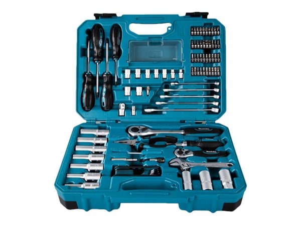 Makita E-08458 - Verktøyssett - 87 deler - inn boks