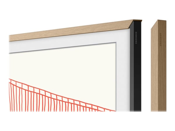 Samsung - Dekorativ ramme for TV - 85" - teak - for Samsung GQ85LS03AAU, QE85LS03AAU, QN85LS03AAF