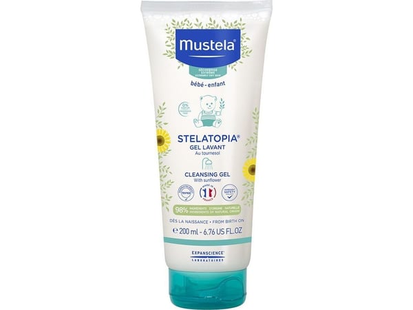 Mustela Bébé Stelatopia rensegel 200 ml Mustela Bébé Stelatopia rensegel 200 ml