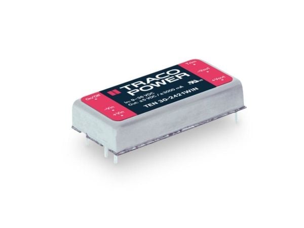 TracoPower TEN 30-2413WIN DC/DC-muunnin, piirilevy 24 V/DC 15 V/DC 2 A 30 W Lähtöjen määrä: 1 x