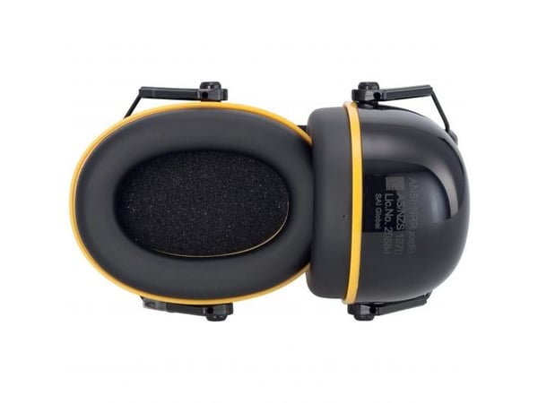 Uvex K20, Hodebånd, Konstruksjon, Sort, Gult, 33 dB