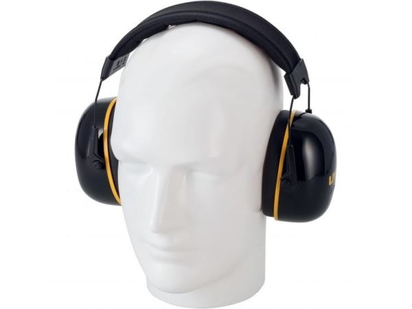 Uvex K20, Hodebånd, Konstruksjon, Sort, Gult, 33 dB