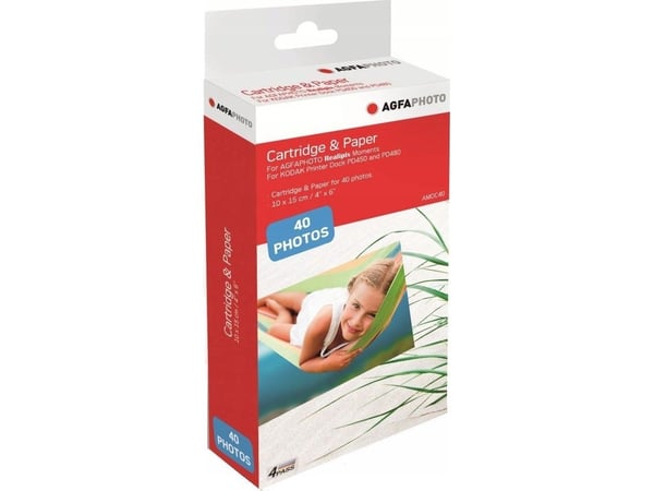 Agfa Cartridge - 100 x 150 mm 40 ark fotokort
