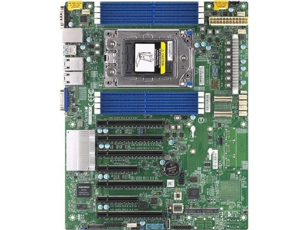 Supermicro MBD-H12SSL-NT-O, AMD, Socket SP3, AMD EPYC, DDR4-SDRAM, 2 TB, DIMM