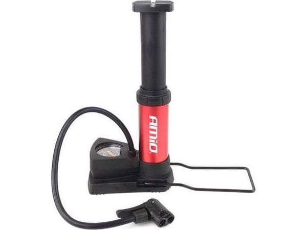 AMiO fotpumpe MINI PU03 i metall med manometer