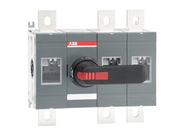 ABB OT630E12P, Kiertokytkin, 3P, Langallinen, Muovi, Musta, IP65