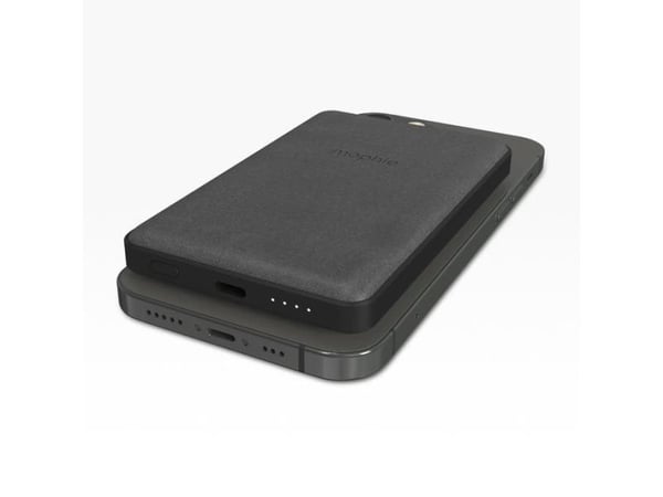 Mophie Snap+ Powerstation Juice Pack Mini - magnetisk powerbank kompatibel med MagSafe 5000mAh USB-C (svart)