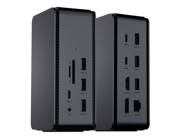 ProXtend 15-in-1 - Dokkingstasjon - for bærbar - USB-C / USB4 - 15-slot - HDMI, DP - 1GbE
