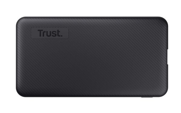 Trust Primo - Strømbank - 5000 mAh - 15 watt - 3 A (USB-C, Micro-USB Type B) - svart