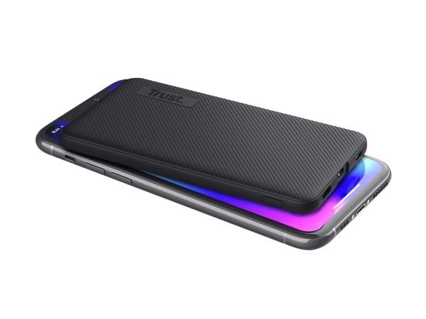 Trust Primo - Strømbank - 5000 mAh - 15 watt - 3 A (USB-C, Micro-USB Type B) - svart
