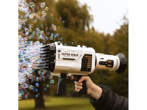 ThumbsUp! kupla-ase "Rocket Launcher" 60holes valkoinen