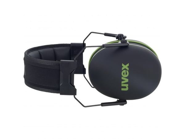 Uvex KX10, Hodebånd, Konstruksjon, Sort, Grønn, 30 dB