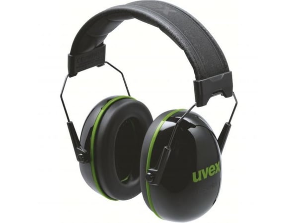 Uvex K10, Pääpanta, Rakentaminen, Musta, Vihreä, 30 dB