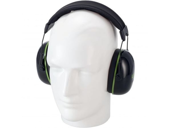 Uvex K10, Hodebånd, Konstruksjon, Sort, Grønn, 30 dB