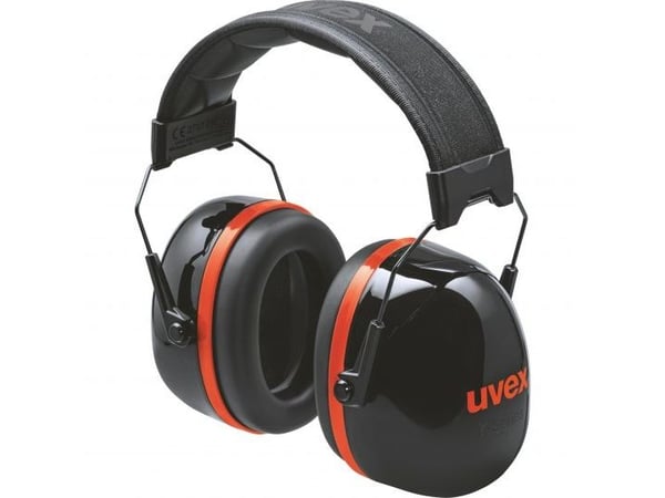 Uvex K30, Headset, Konstruksjon, Sort, Rød, 36 dB Uvex K30, Headset, Konstruksjon, Sort, Rød, 36 dB